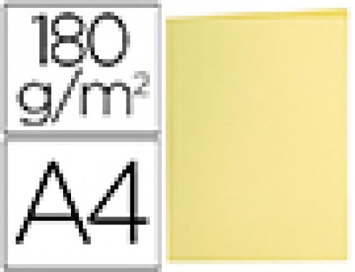 Classificador liderpapel din a4 amarelo pastel 180gr , Liderpapel , 10391 , 8423473898011